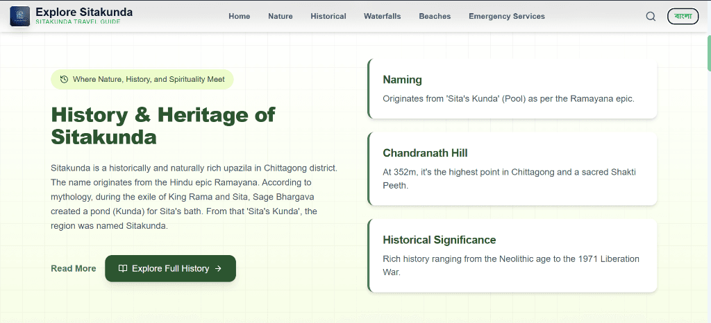 Explore Sitakunda History